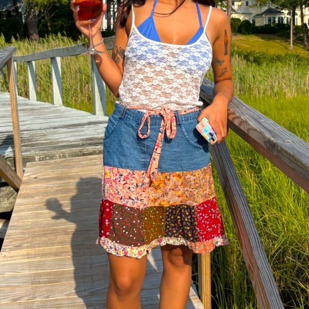bohemian skirt